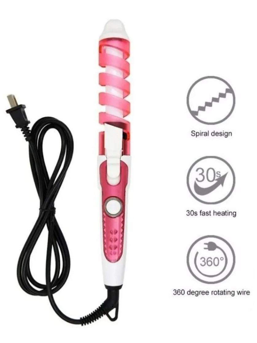 Vista 3 de Pinza Rizadora Rizos Definidos - Color: Azul